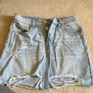 Tobi Denim Skirt